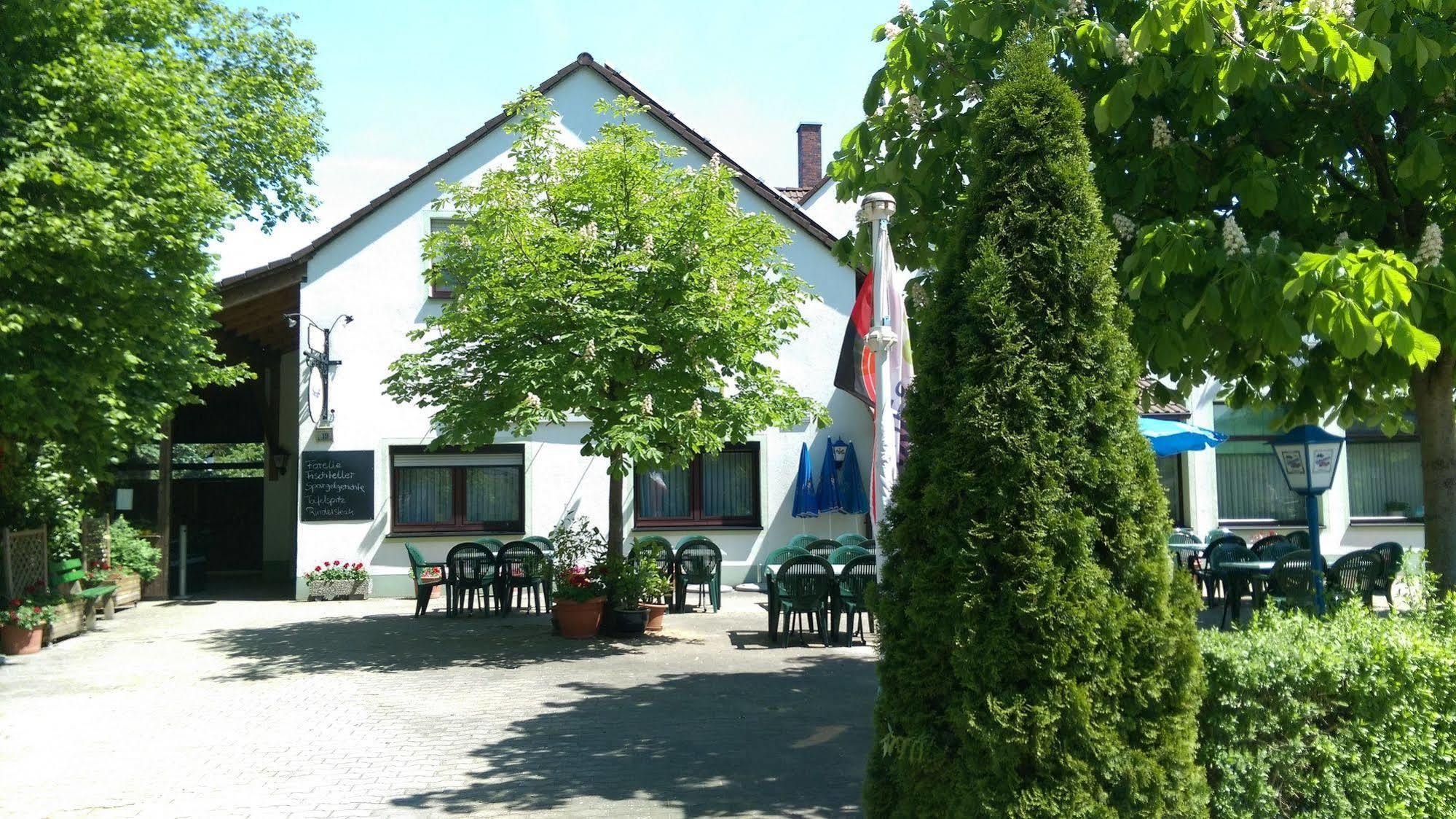 Gasthaus Pension Rezatgrund Windsbach Dış mekan fotoğraf